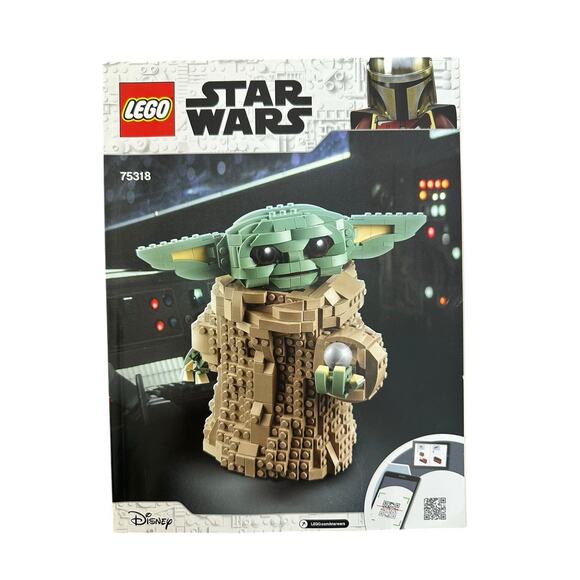 Lego Star Wars The Mandalorian Child Set 75318 Minifig Manual Box 100% Complete - Picture 7 of 10
